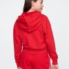 Dziecięca bluza z kapturem VintageSoft Crop zapinana na zamek