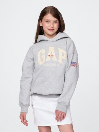 Dziecięca bluza z kapturem VintageSoft NYC Times Square