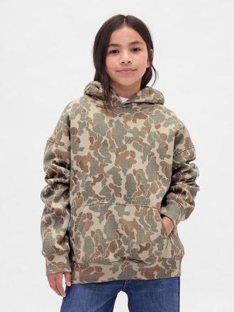 Dziecięca bluza z kapturem VintageSoft Relaxed Camo