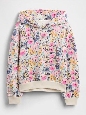 Dziecięca bluza z kapturem VintageSoft Relaxed Floral