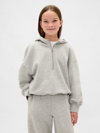 Dziecięca bluza z kapturem VintageSoft z zamkiem błyskawicznym