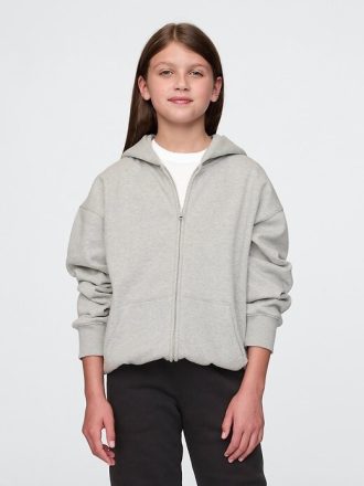 Dziecięca bluza z kapturem VintageSoft zapinana na zamek