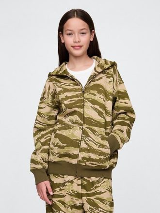 Dziecięca bluza z kapturem VintageSoft zapinana na zamek