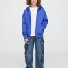 Dziecięca bluza z kapturem VintageSoft zapinana na zamek