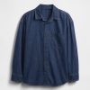Dziecięca jeansowa koszula oversize