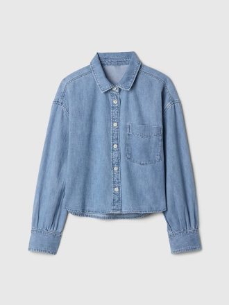 Dziecięca koszula jeansowa oversize