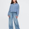 Dziecięca koszula jeansowa oversize