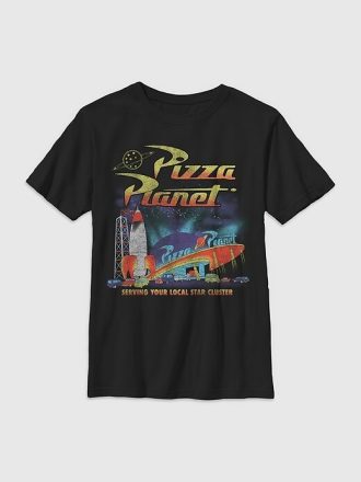Dziecięca koszulka graficzna Toy Story Pizza Planet