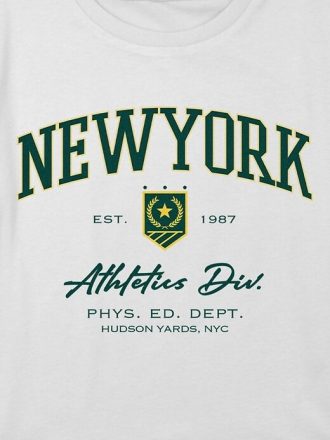 Dziecięca koszulka New York Athletics Graphic Boxy Crop