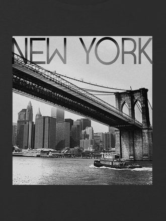 Dziecięca koszulka New York Bridge Graphic Boxy Crop