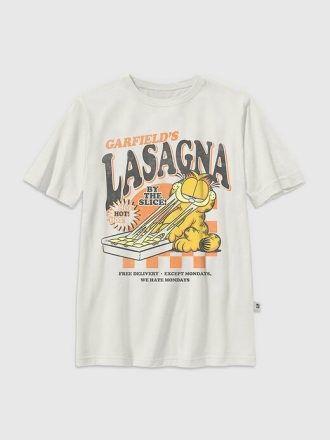 Dziecięca koszulka z grafiką Garfield Lasagna