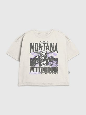 Dziecięca koszulka z grafiką Hannah Montana World Tour