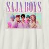 Dziecięca koszulka z grafiką K-Pop Demon Hunters Saja Boys