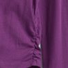 Dziecięca koszulka z marszczeniami po bokach