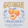 Dziecięca koszulka z nadrukiem Georgia Peaches w kształcie pudełka