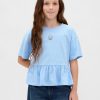 Dziecięca koszulka z nadrukiem peplum Dziecięca koszulka z nadrukiem peplum