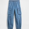 Dziecięce jeansowe spodnie dresowe Baggy Cargo