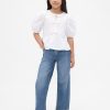 Dziecięce jeansy UltraSoft Relaxed Crop z niskim stanem