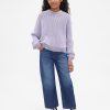 Dziecięce jeansy UltraSoft Relaxed Crop z niskim stanem