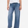 Dziecięce jeansy UltraSoft Relaxed Crop z niskim stanem