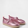 Dziecięce metaliczne espadryle Mary Jane
