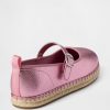 Dziecięce metaliczne espadryle Mary Jane