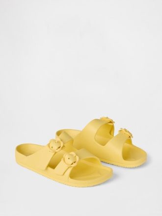 Dziecięce sandały EVA z klamrą w kwiaty