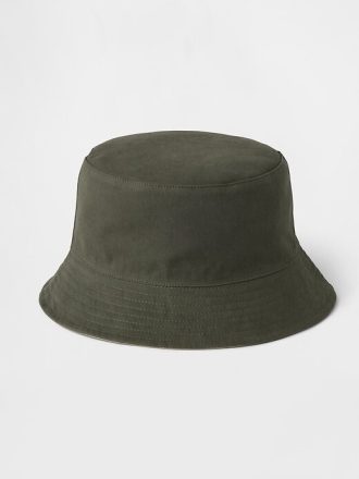 Dziecięcy kapelusz typu bucket z bawełny organicznej, dwustronny