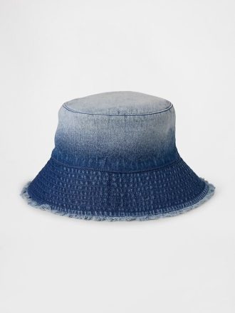 Dziecięcy kapelusz typu bucket z dżinsu Ombre