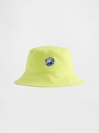 Dziecięcy kapelusz typu bucket z organicznej bawełny z gazy