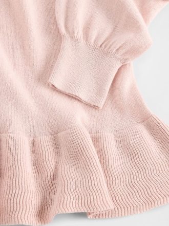 Dziecięcy luźny sweter z baskinką