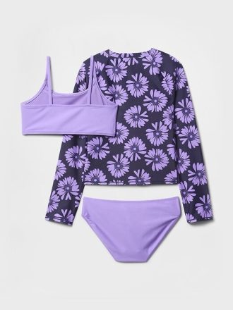 Dziecięcy rashguard do pływania trzyczęściowy