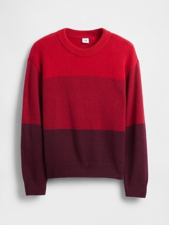 Dziecięcy sweter CashSoft z luźnym okrągłym dekoltem