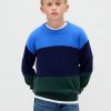 Dziecięcy sweter CashSoft z luźnym okrągłym dekoltem