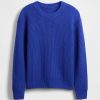 Dziecięcy sweter CashSoft z luźnym okrągłym dekoltem