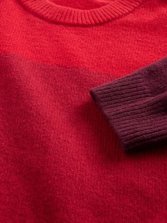 Dziecięcy sweter CashSoft z luźnym okrągłym dekoltem