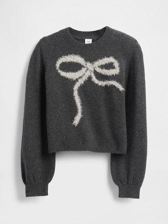 Dziecięcy sweter CashSoft z okrągłym dekoltem