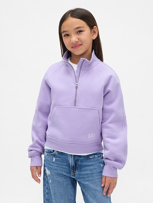Dziecięcy sweter VintageSoft z zamkiem błyskawicznym do połowy Dziecięcy sweter VintageSoft z zamkiem błyskawicznym do połowy