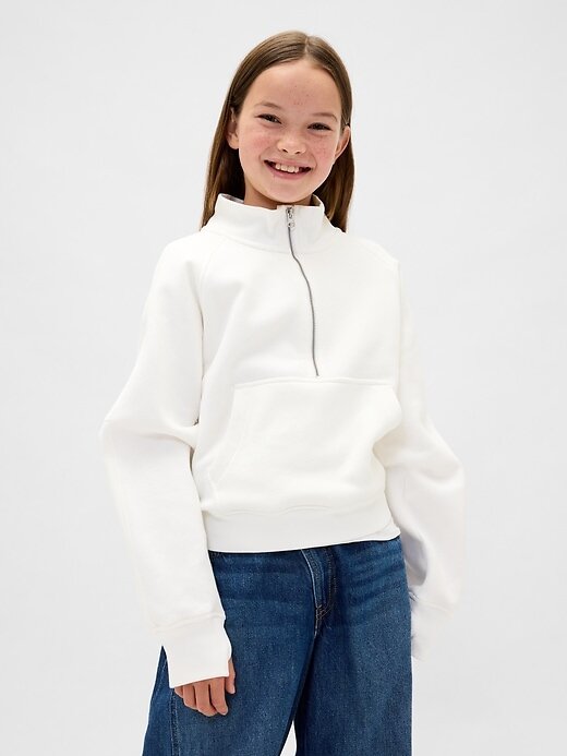 Dziecięcy sweter VintageSoft z zamkiem błyskawicznym do połowy Dziecięcy sweter VintageSoft z zamkiem błyskawicznym do połowy