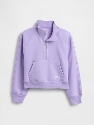 Dziecięcy sweter VintageSoft z zamkiem błyskawicznym do połowy