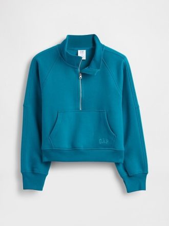 Dziecięcy sweter VintageSoft z zamkiem błyskawicznym do połowy
