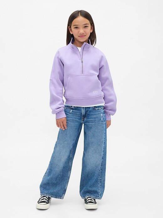 Dziecięcy sweter VintageSoft z zamkiem błyskawicznym do połowy Dziecięcy sweter VintageSoft z zamkiem błyskawicznym do połowy