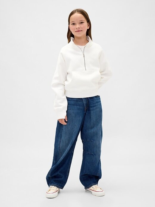 Dziecięcy sweter VintageSoft z zamkiem błyskawicznym do połowy Dziecięcy sweter VintageSoft z zamkiem błyskawicznym do połowy