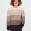 Dziecięcy sweter w paski CashSoft z okrągłym dekoltem