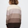 Dziecięcy sweter w paski CashSoft z okrągłym dekoltem