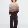 Dziecięcy sweter w paski CashSoft z okrągłym dekoltem
