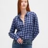 Flanelowa dopasowana koszula w kratę