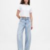 Gap × BÉIS Dżinsy Barrel z wysokim stanem