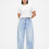 Gap × BÉIS Dżinsy Barrel z wysokim stanem
