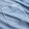 Gap × BÉIS Dzianinowy, dżinsowy T-shirt z kieszeniami dla dorosłych